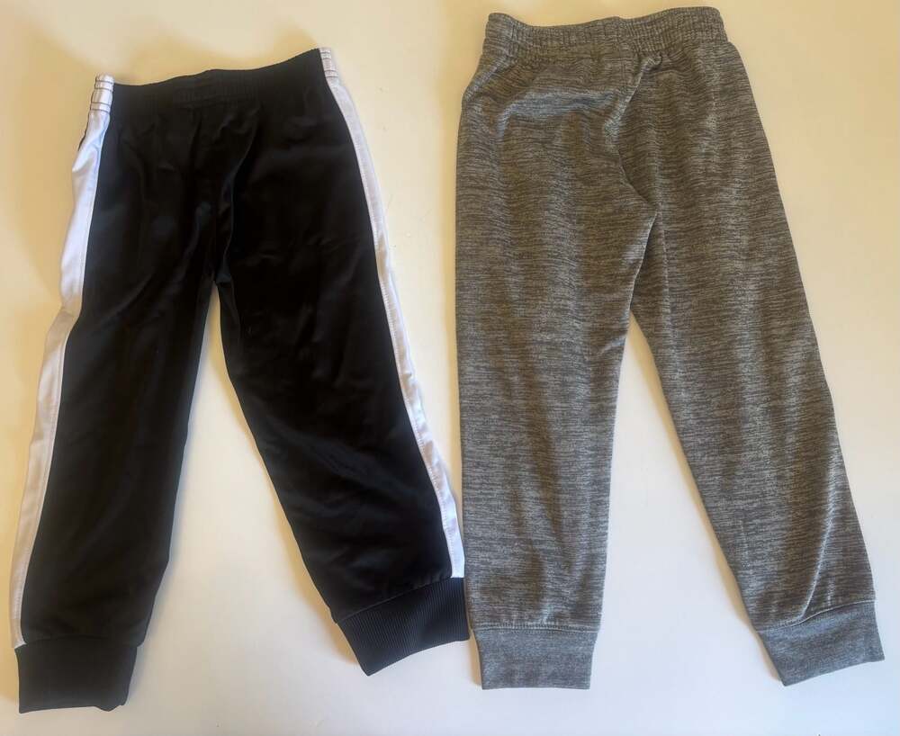 Puma Boys Black Track Pants and Nike Boys Grey Jogger Sweatpants Set